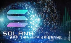 ### 了解TokenIM：它能查到